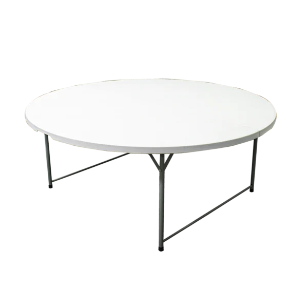 MESA PLEGABLE REDONDA D/180CM A/74CM