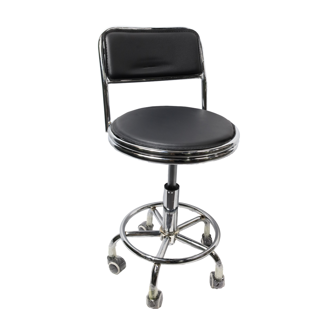 SILLA - BANCO GIRATORIO CON RESPALDO